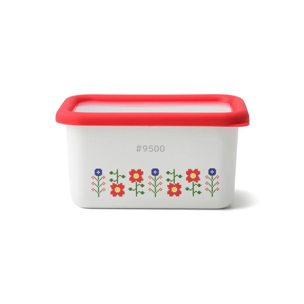 ミーサ ホーロー容器 深型角容器S 0.7L 富士ホーロー MY-DS【琺瑯