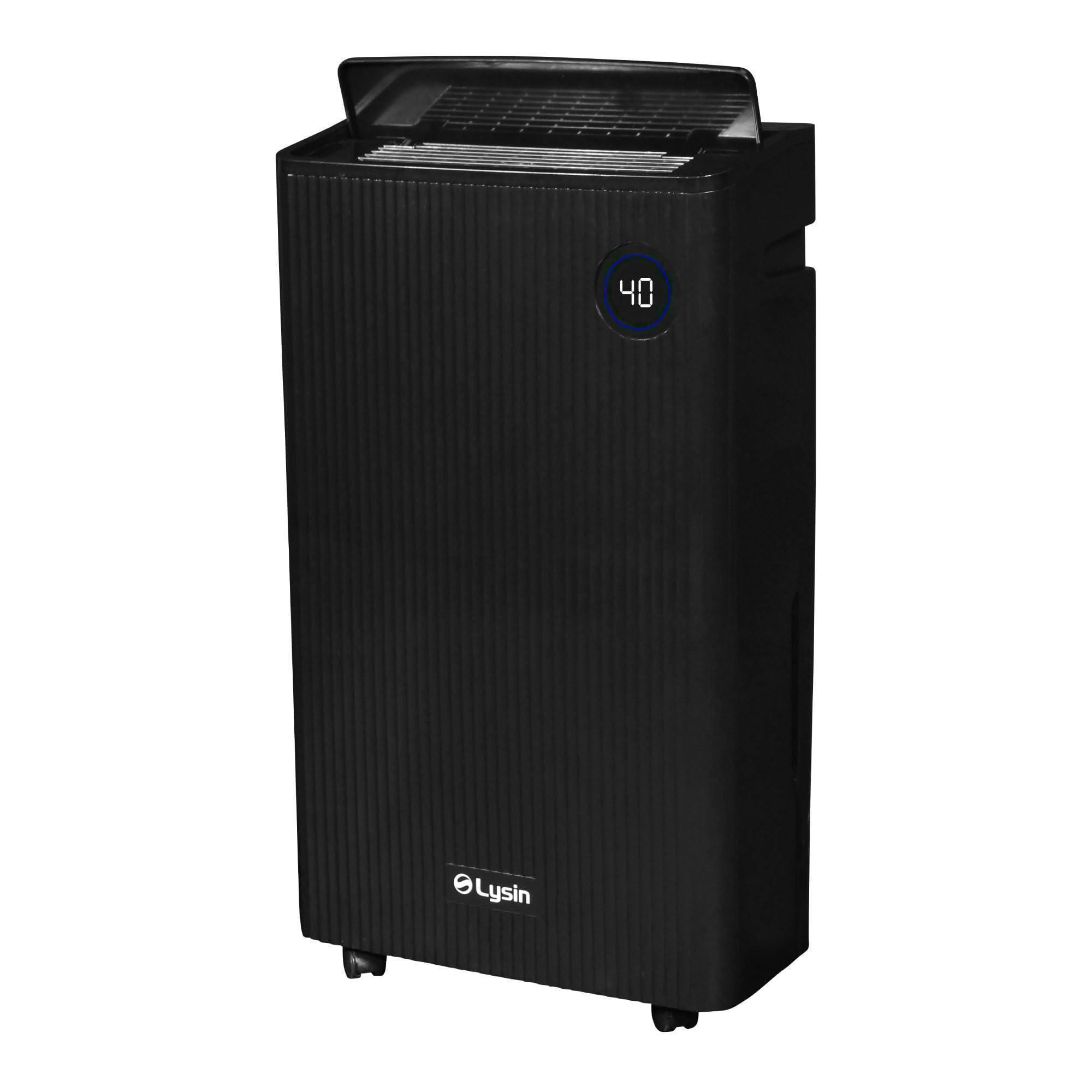 ライシン ルーバー付き 除湿機 ブラック 最大除湿量19L/日 タンク容量