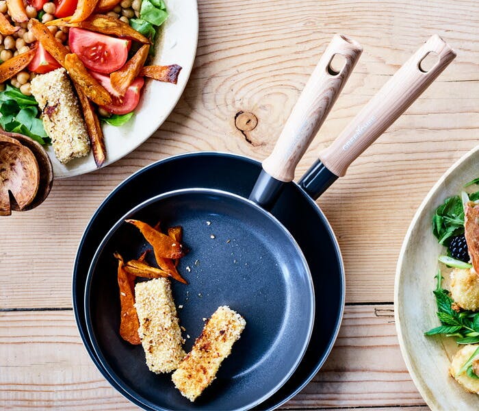 グリーンシェフ フライパン 20cm ビンテージ ブラウニーブラック IH