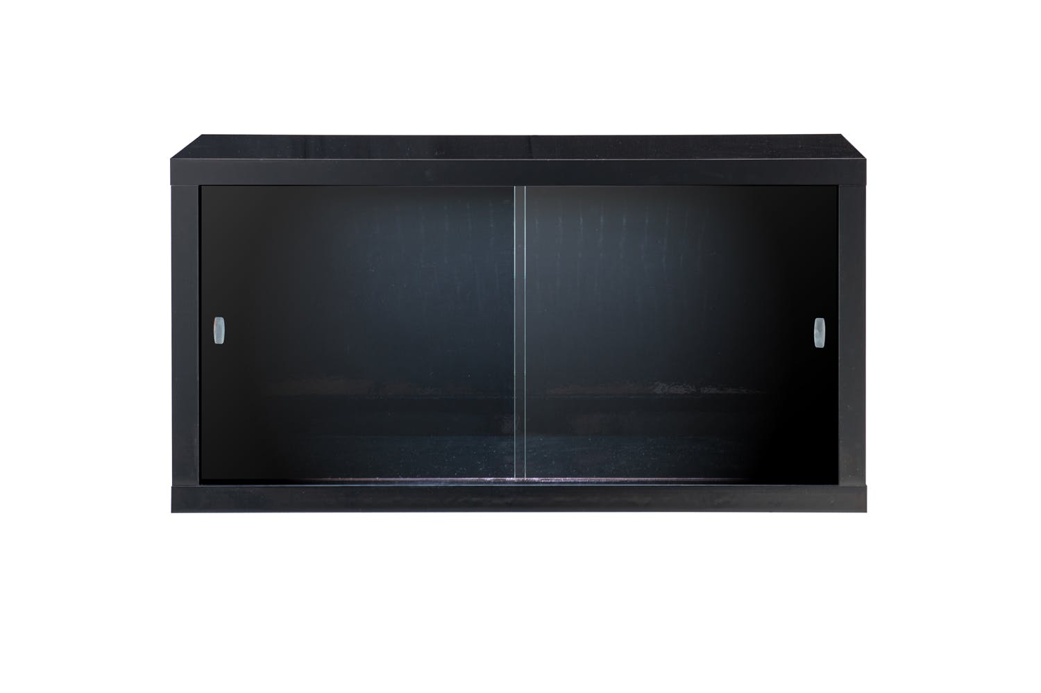 ROLAND】しっかり守る頑丈設計 引戸ガラス扉付ユニットブラック