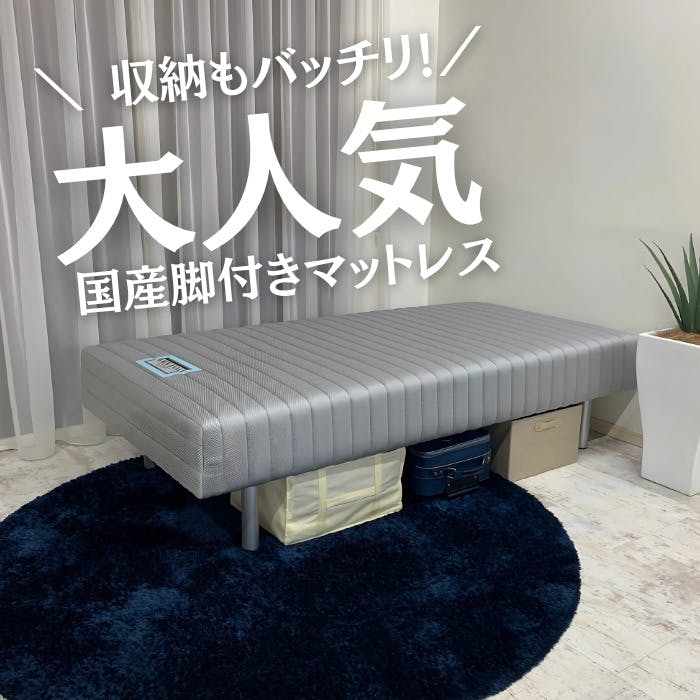 フランスベッド 脚付きマットレス シングルサイズ S 高密度連続