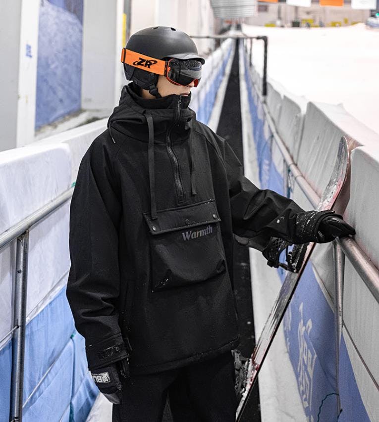 HANSON ブラック スキーウェア Lサイズ スノーボード ウェア 上下