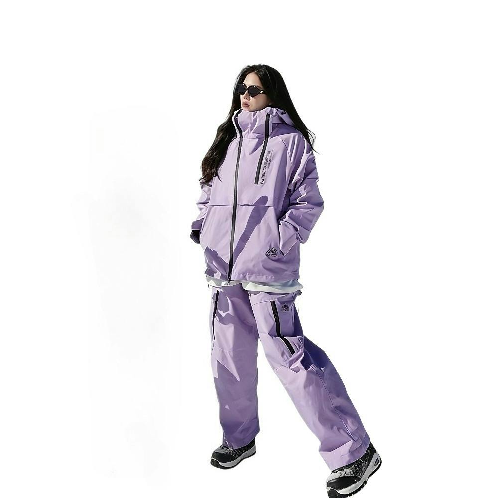 c*y様 スノーボード スノボ ウェア 白 紫 WL スノーボードウェア 上下