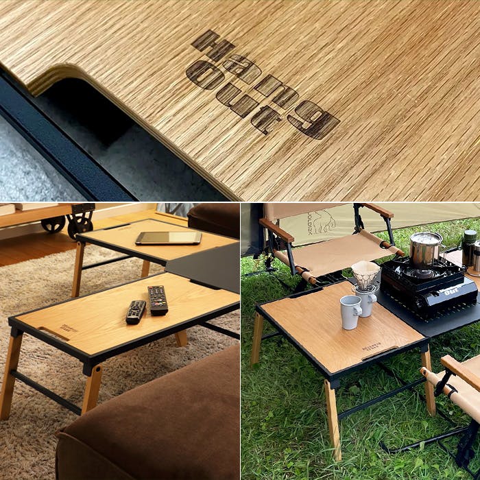 アウトドアテーブル ローテーブル 折りたたみ 連結 リンカブルテーブル
