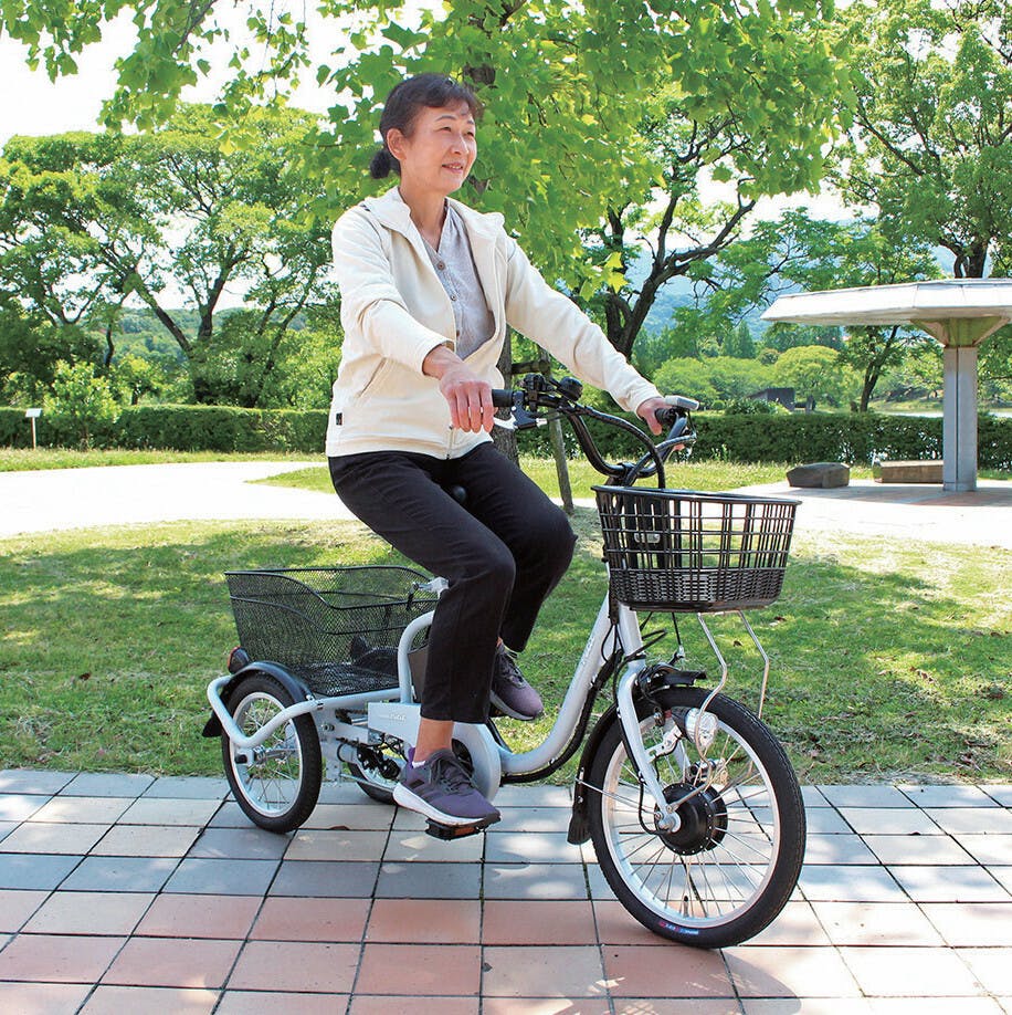 アシらくロータイプ電動アシスト三輪自転車 【送料込み】 ＃a31406