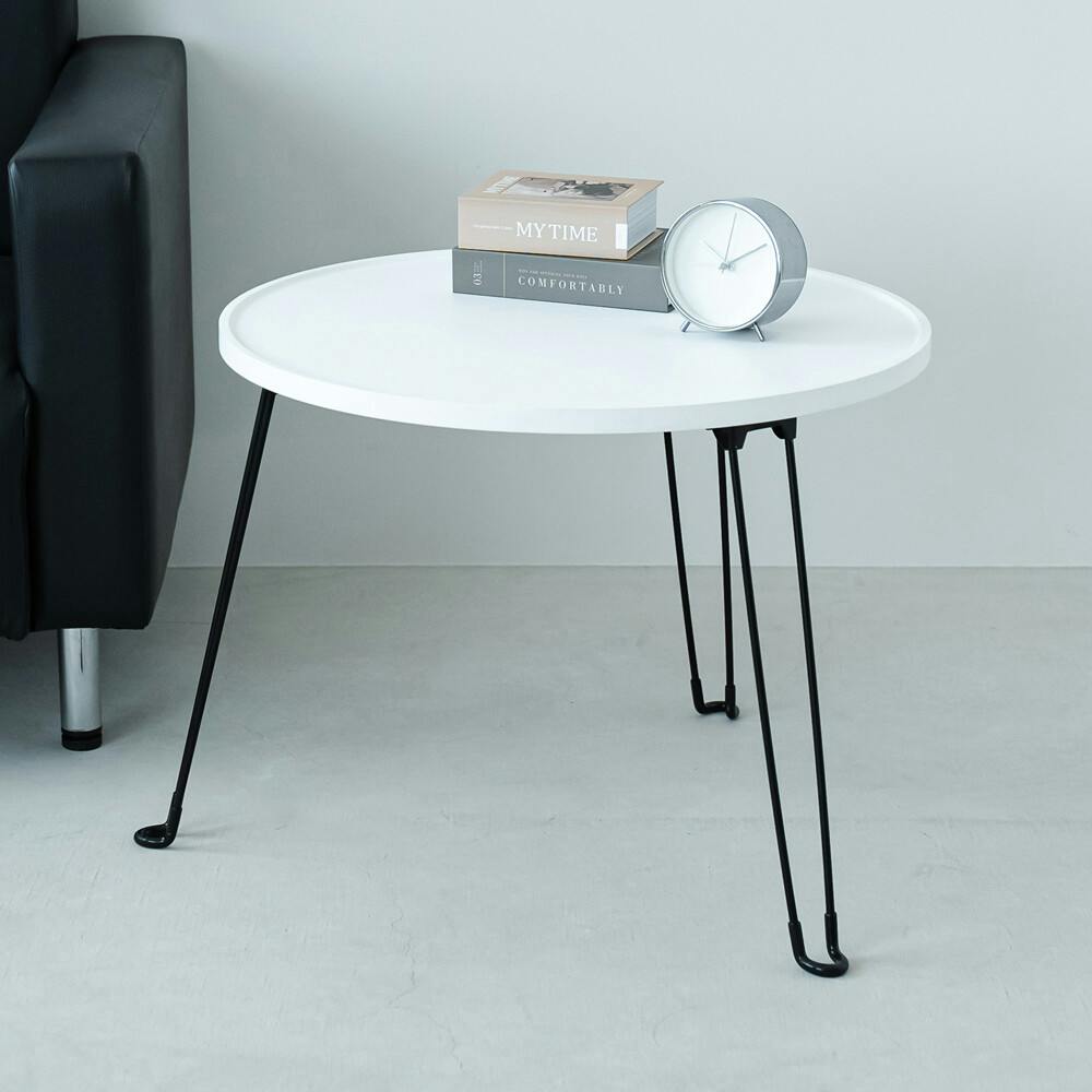 セカンドサイドテーブル60 【色／ホワイト（WH）】 セカンドサイド