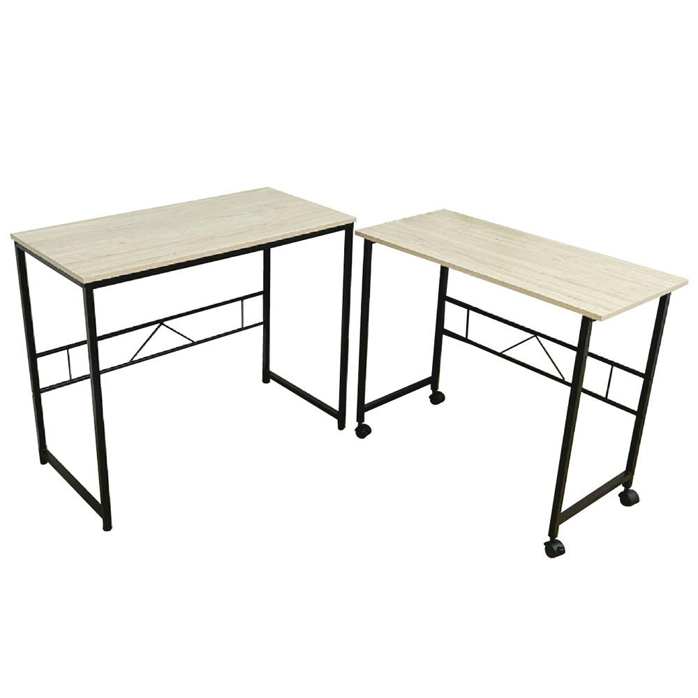 後藤家具物産 ローリーツインデスク デスク ナチュラル 90×45 KD-LOLLY