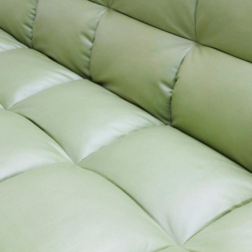 後藤家具 3WAYソファーベッド！グリーン色！ 4570133301238 軒先渡し