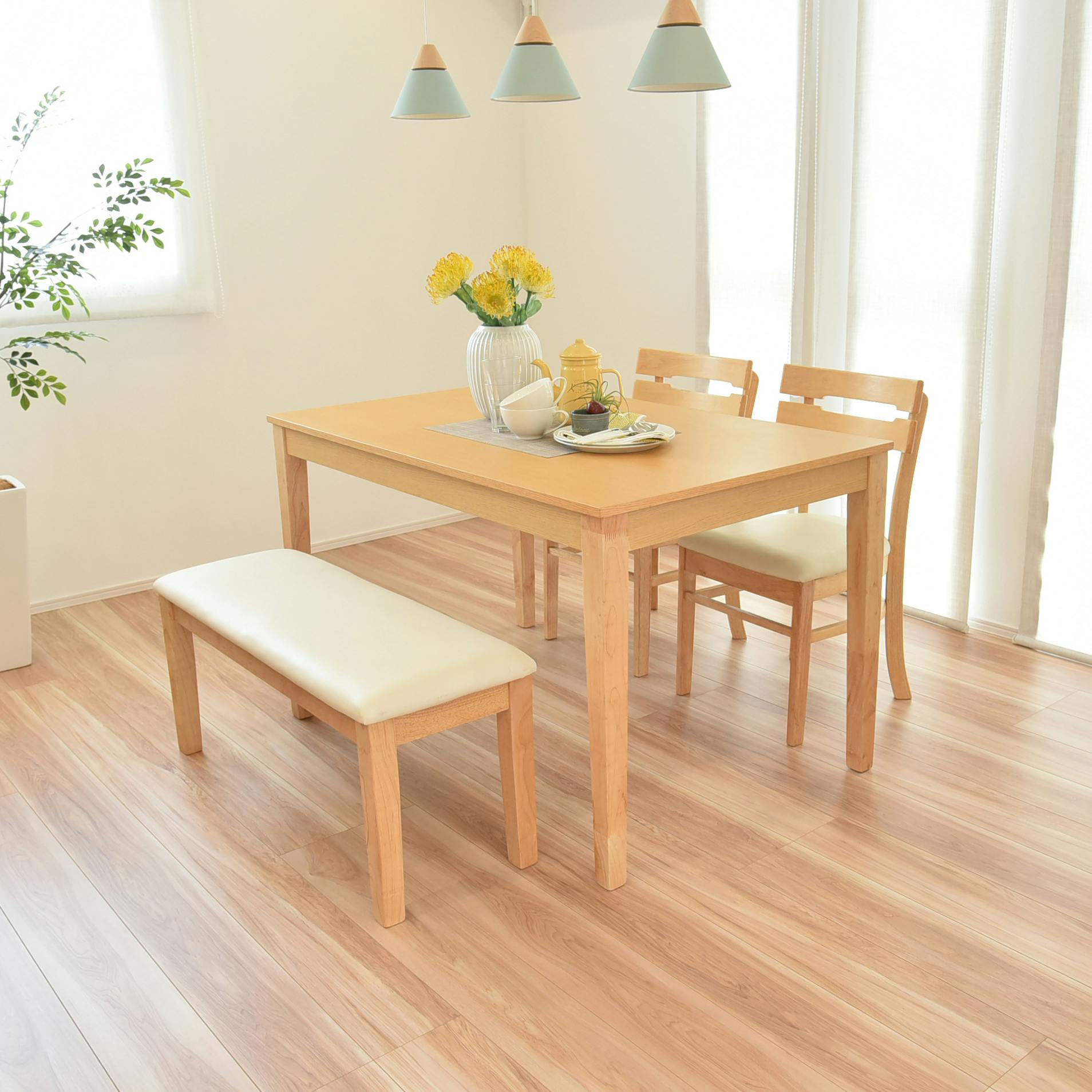 タマリビング ダイニングテーブル ボーア125 NA ナチュラル(50004834