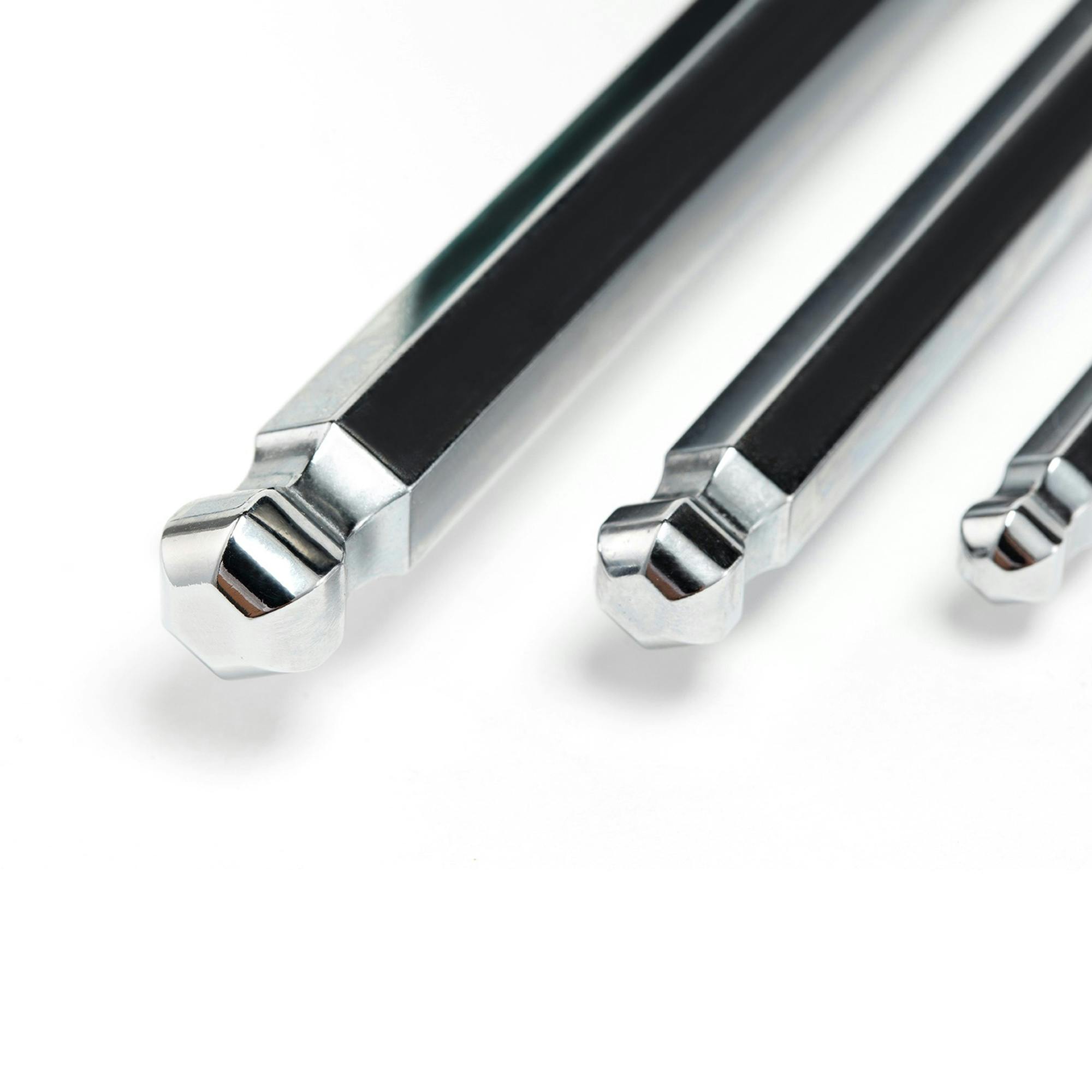 SATA 9pcsボールポイント六角レンチ セット (ハンドル付) RS-09124