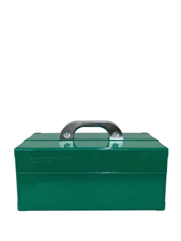 シグネット 両開きツールボックス グリーン 54023 工具箱 工具ケース