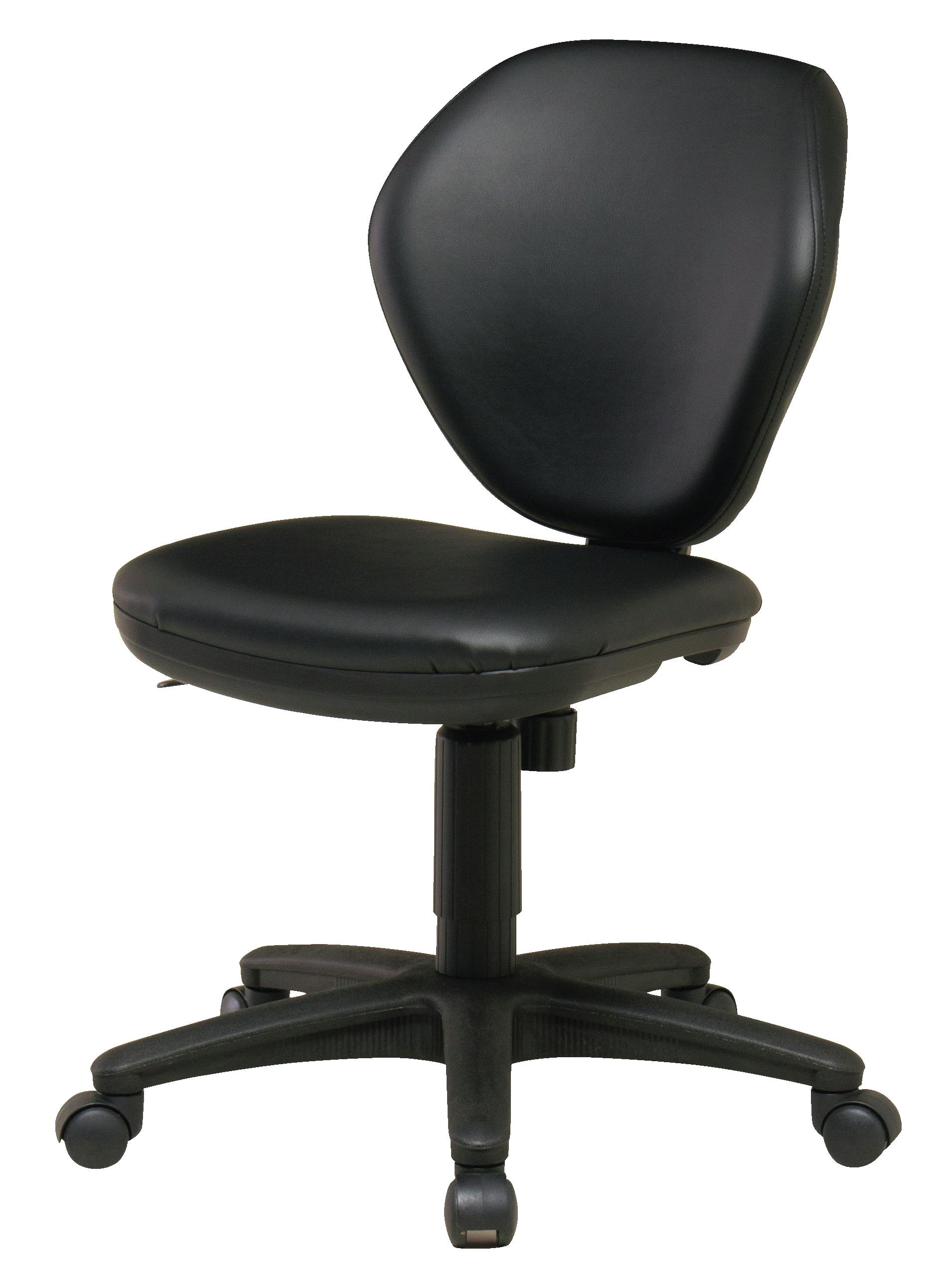 KOEKI 弘益 UTILITY K-921PU オフィスチェア ブラック 44×57×80-93