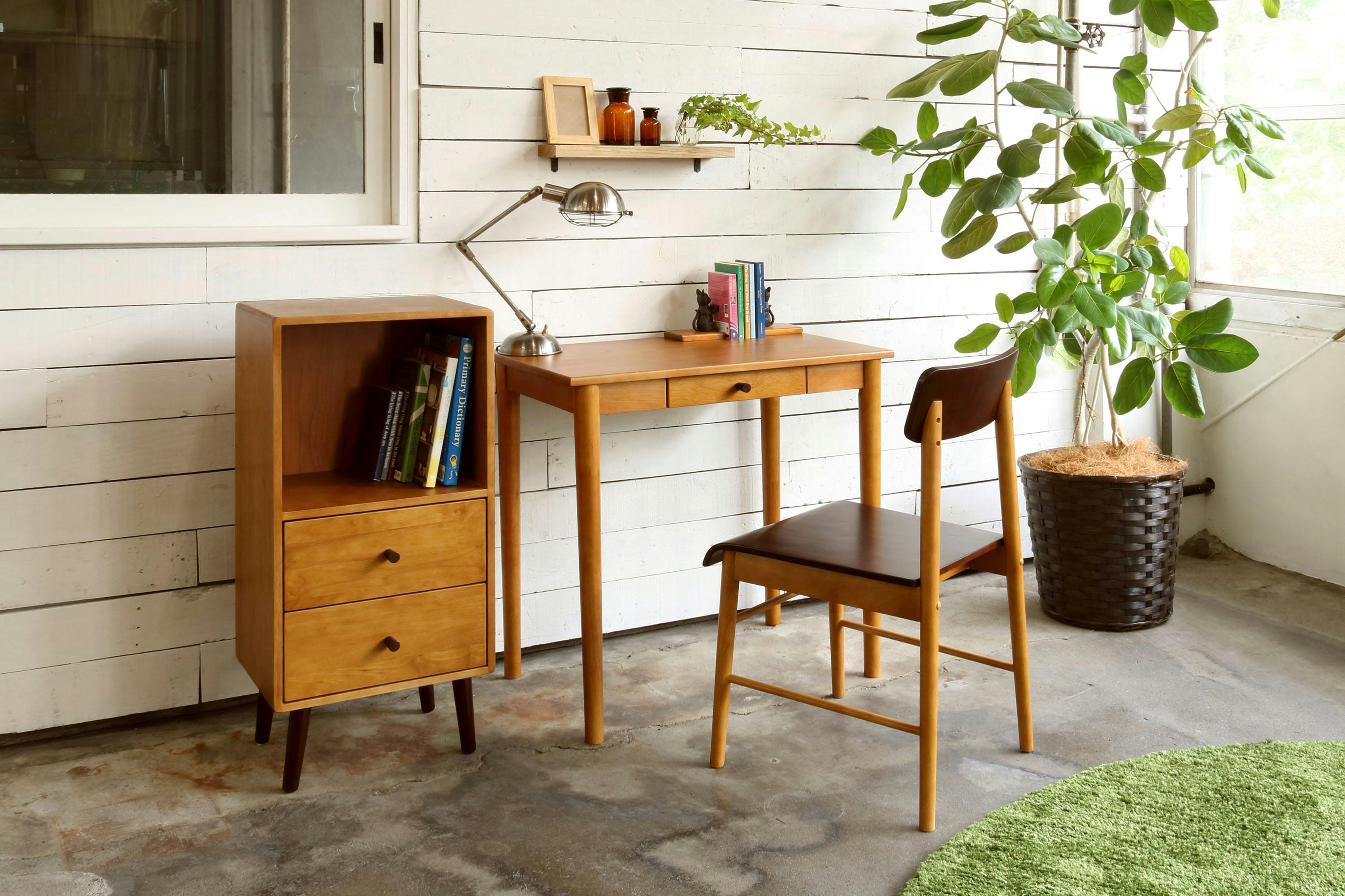 弘益】KOKOA 天然木 キャビネット サイドチェスト 収納家具 北欧風 弘