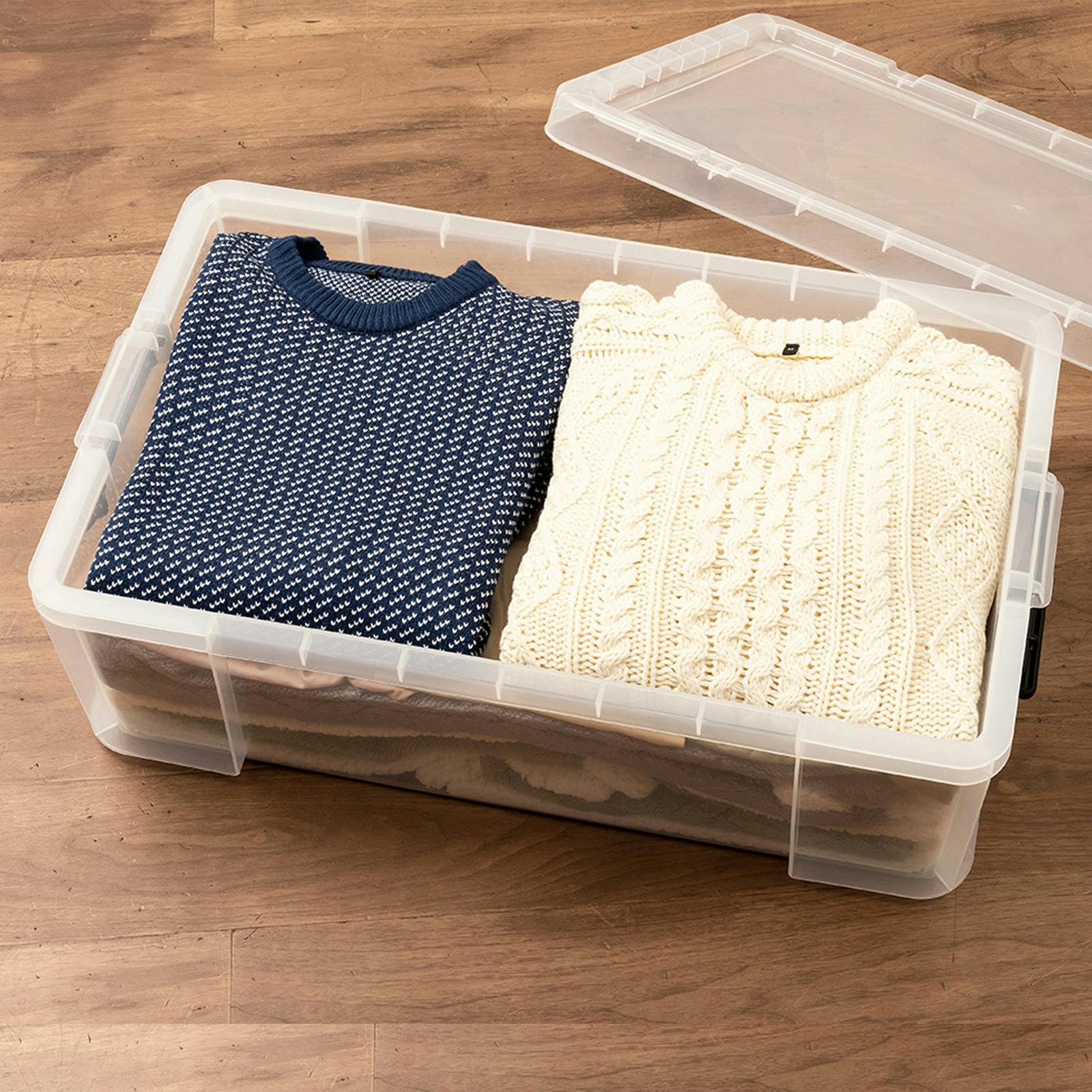 天馬 ロックス 740-3L クリア 多機能 耐久性 コンテナボックス