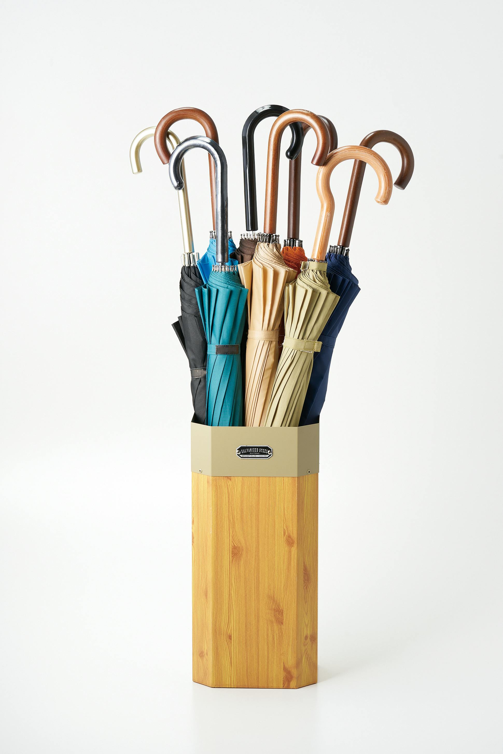 ハンドメイド ハートのカントリー傘立て ハンドメイド ハートの