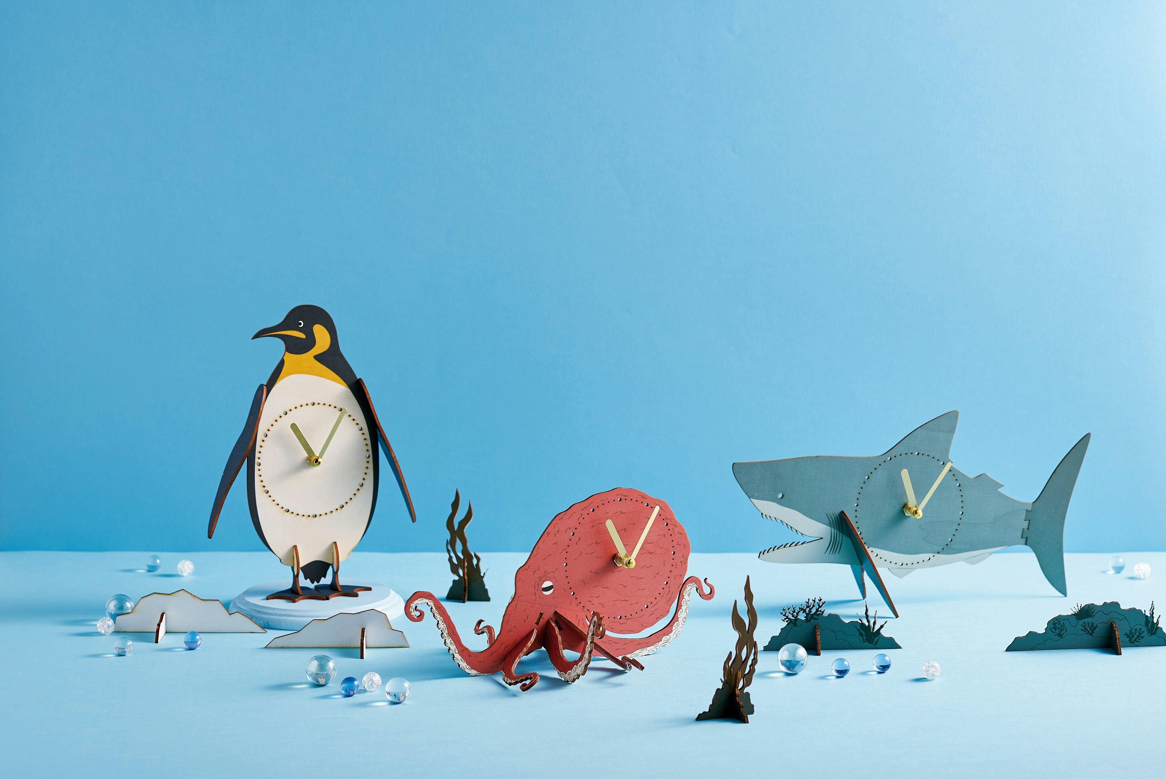 セトクラフト クロックパズル(ペンギン) W24-0034【別送品】 | 時計