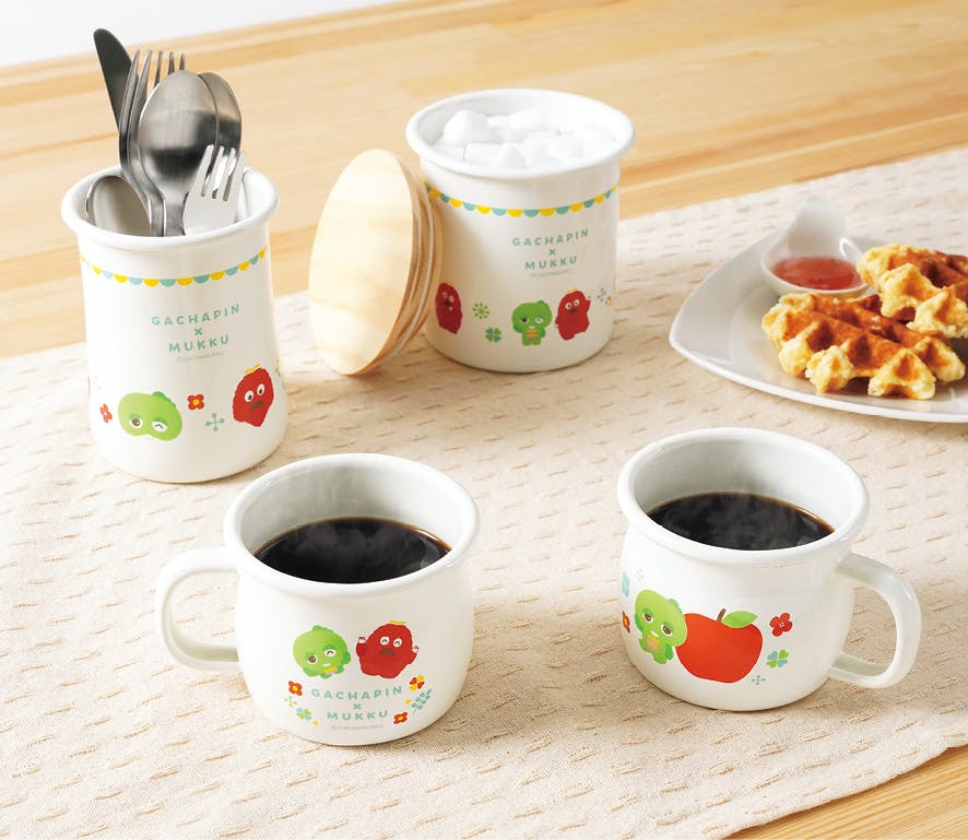 タマハシ ガチャピン・ムック ホーローマグカップ(ムック) ガチャピン