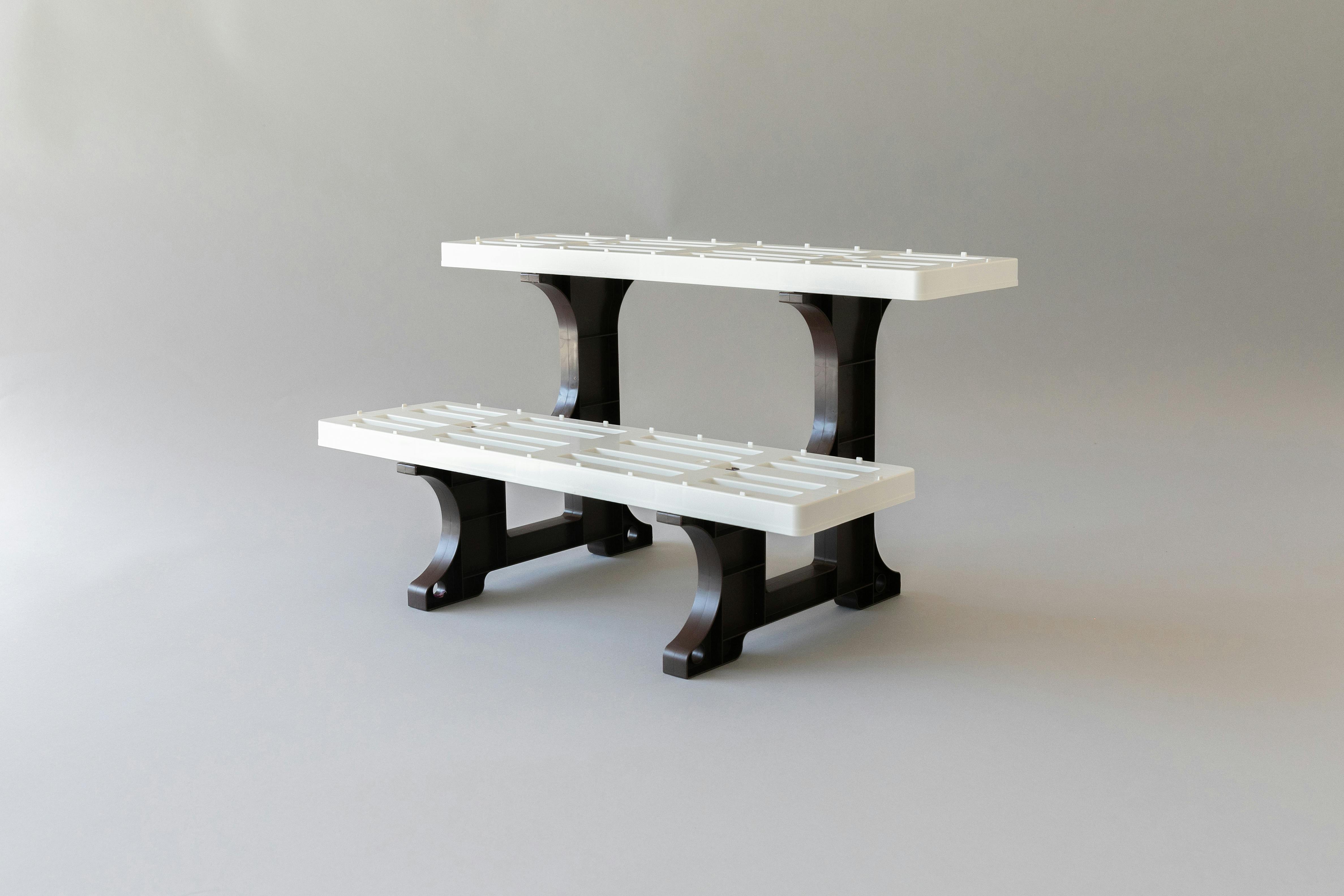 セーブ・インダストリー フラワースタンド 2段550ツートン 園芸 ラック