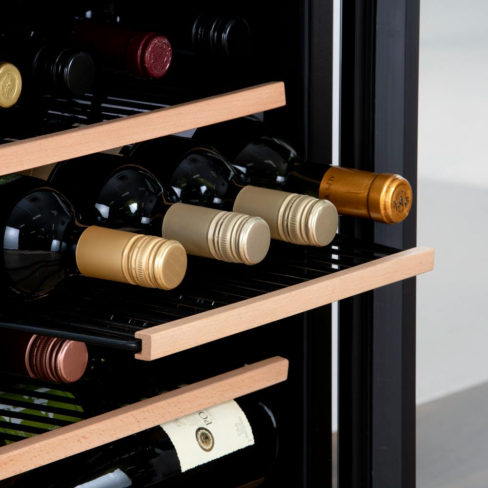 アイリスオーヤマ ワインセラー16本 IWC-C161A-B ブラック 冷蔵庫