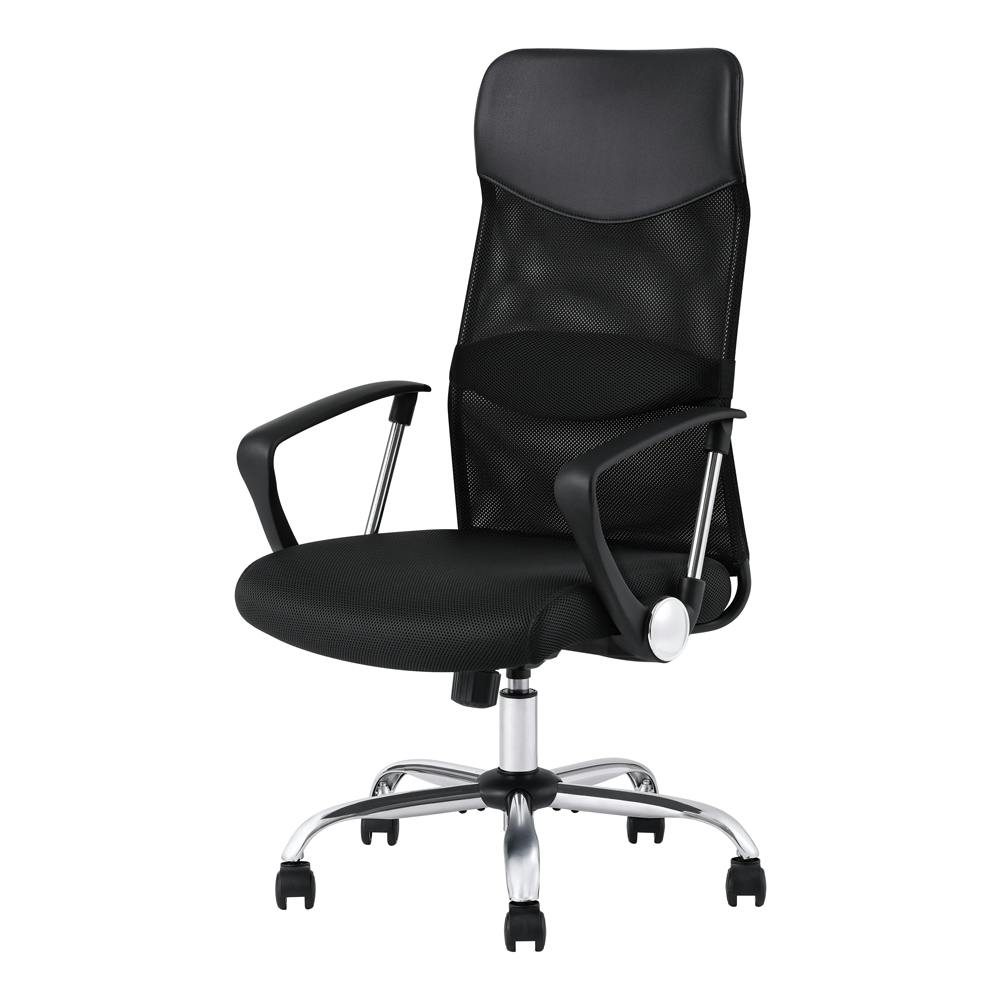 アイリスオーヤマ メッシュバックチェアハイバック OFC-MBHR ブラック