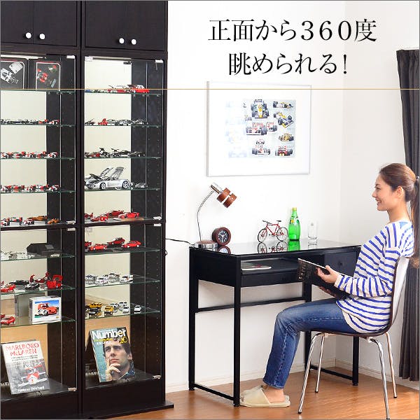 HomeTaste コレクションラック【-Luke-ルーク】専用ミラー2枚セット