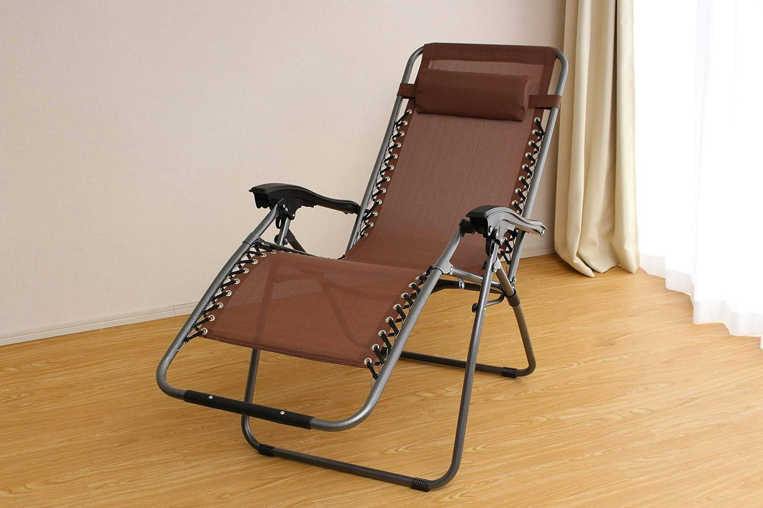 タック Vita リラックスチェアCOZY ネイビー 心地よい角度を実現した