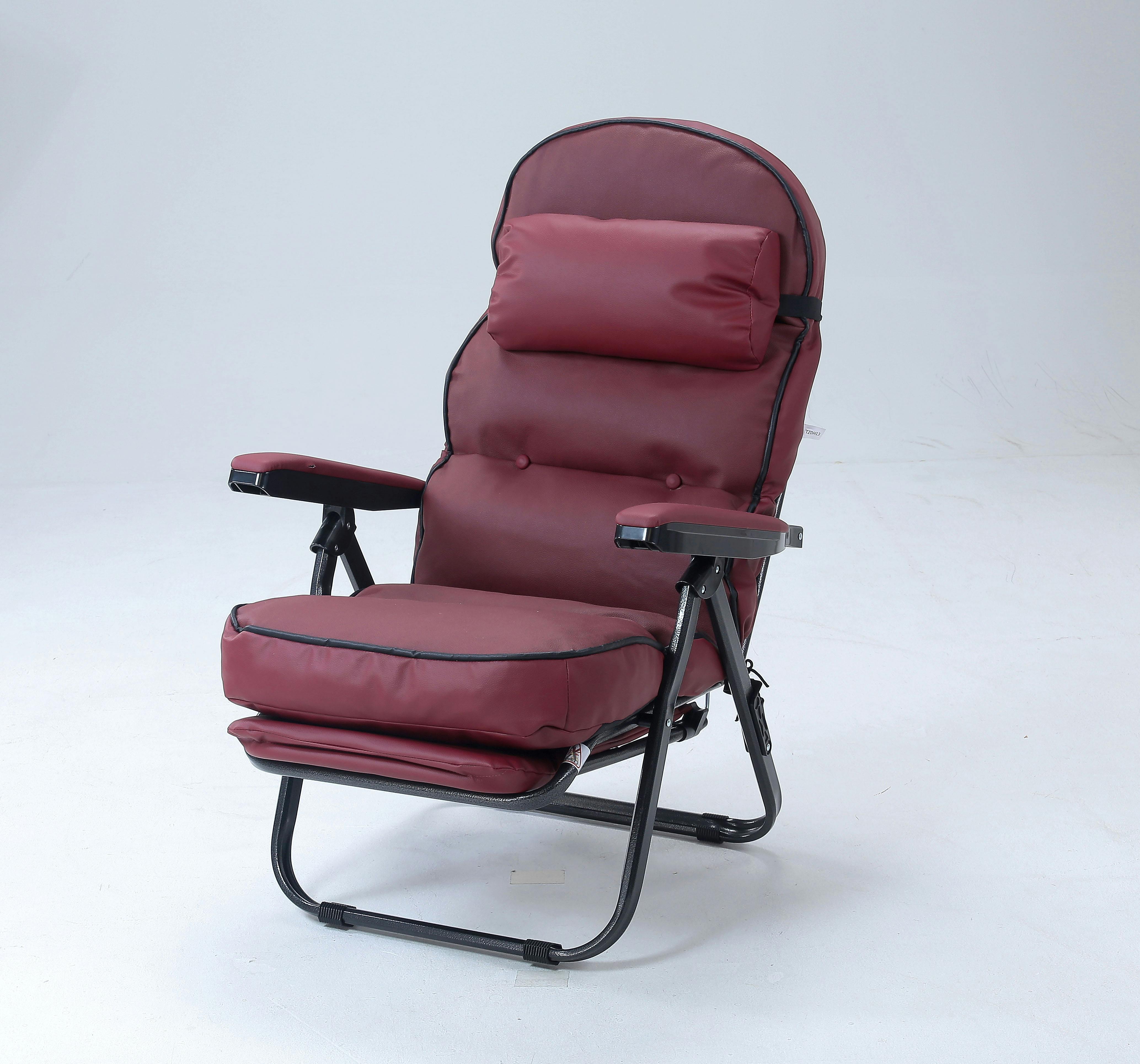 Lafuma リクライニングチェ ワインレッド フランス Lafuma