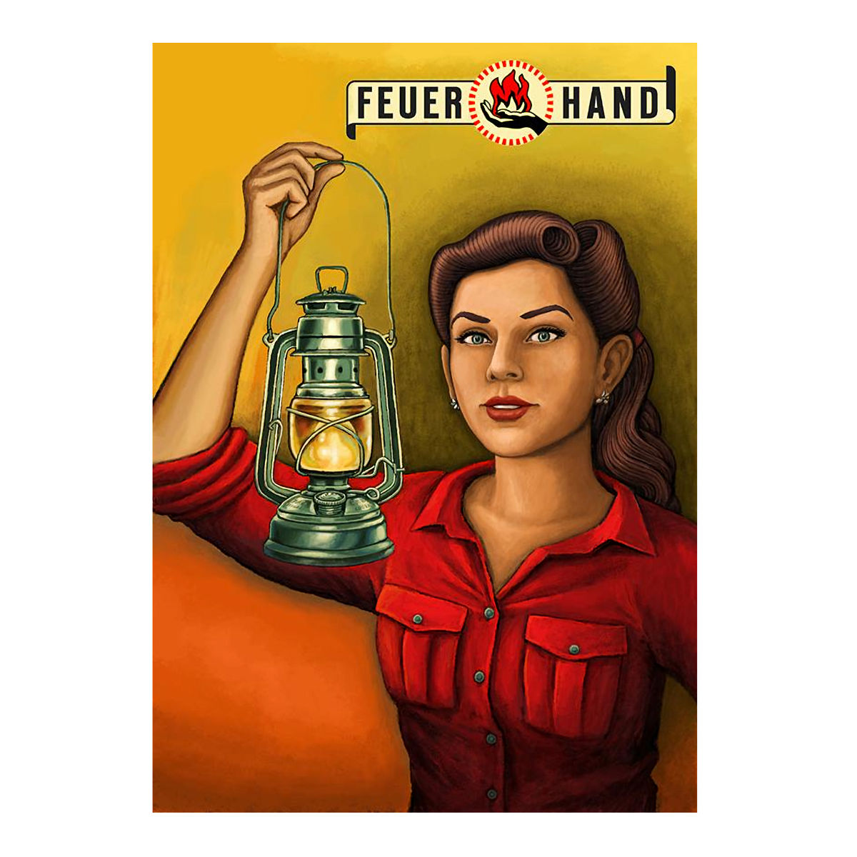 ライト・ランタン FEUERHAND Enamel Sign Board ライト・ランタン