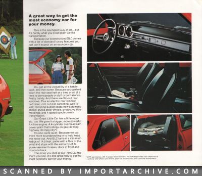 1979 Mazda GLC Brochure (Late Version w/ Wagon) - ImportArchive