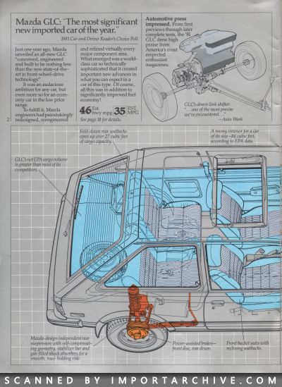 1982 Mazda GLC Brochure - ImportArchive