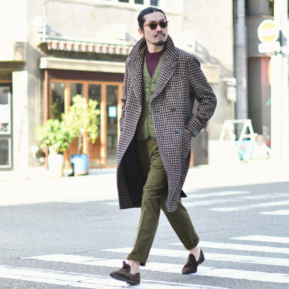 ガブリエレパジーニチェクグレンチェク ダブルブレストコート Gabriele