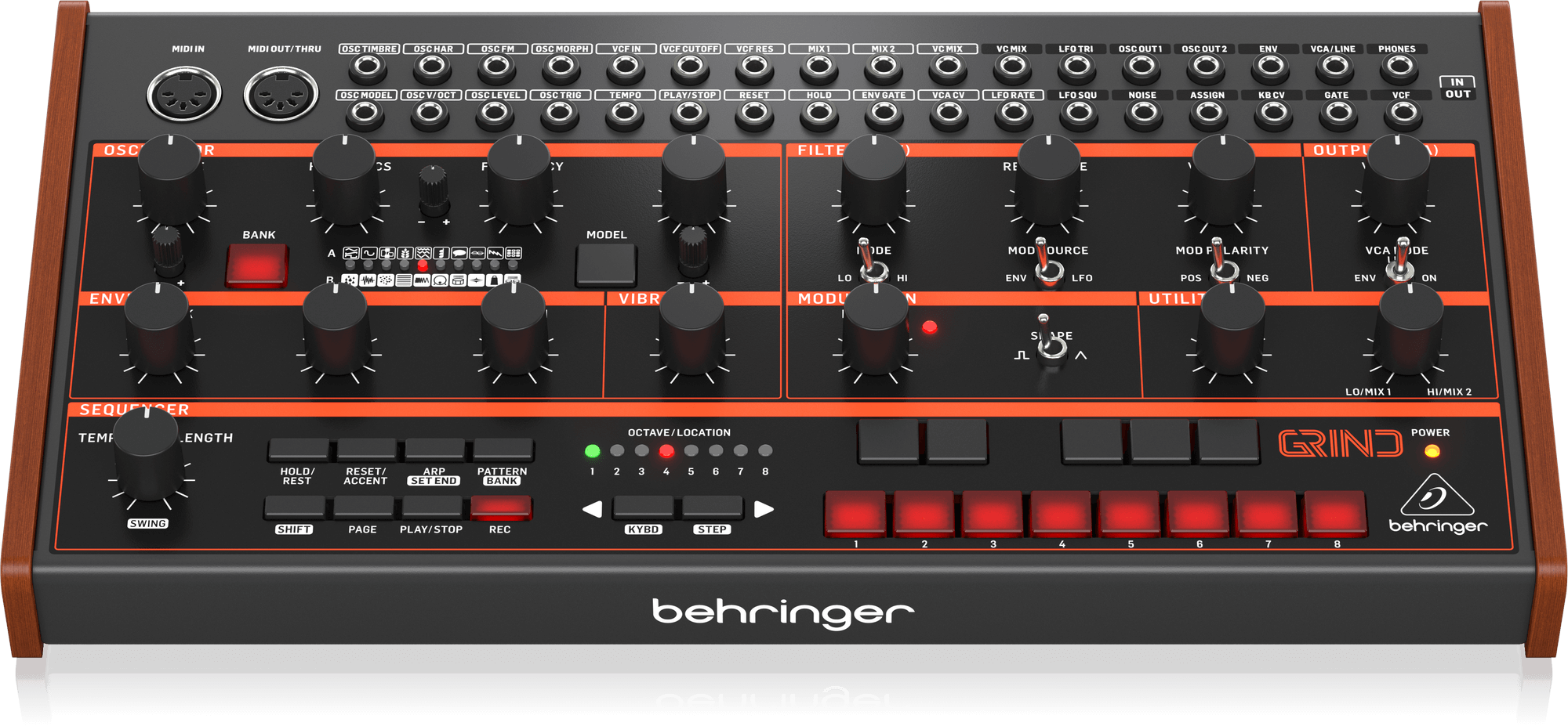 Behringer SPICE | アナログセミモジュラーポリリズムシンセサイザー