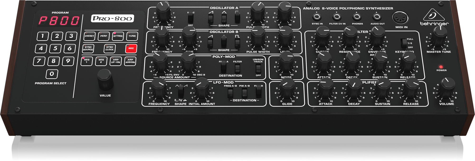 Behringer PRO-800 | PROPHET-600のクローン音源モジュール | Digiland
