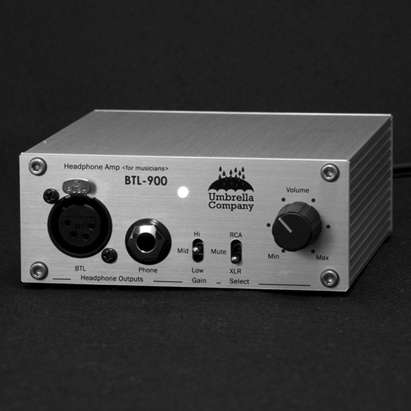 Umbrella Company ミュージシャン専用ヘッドホンアンプ「BTL-900」が