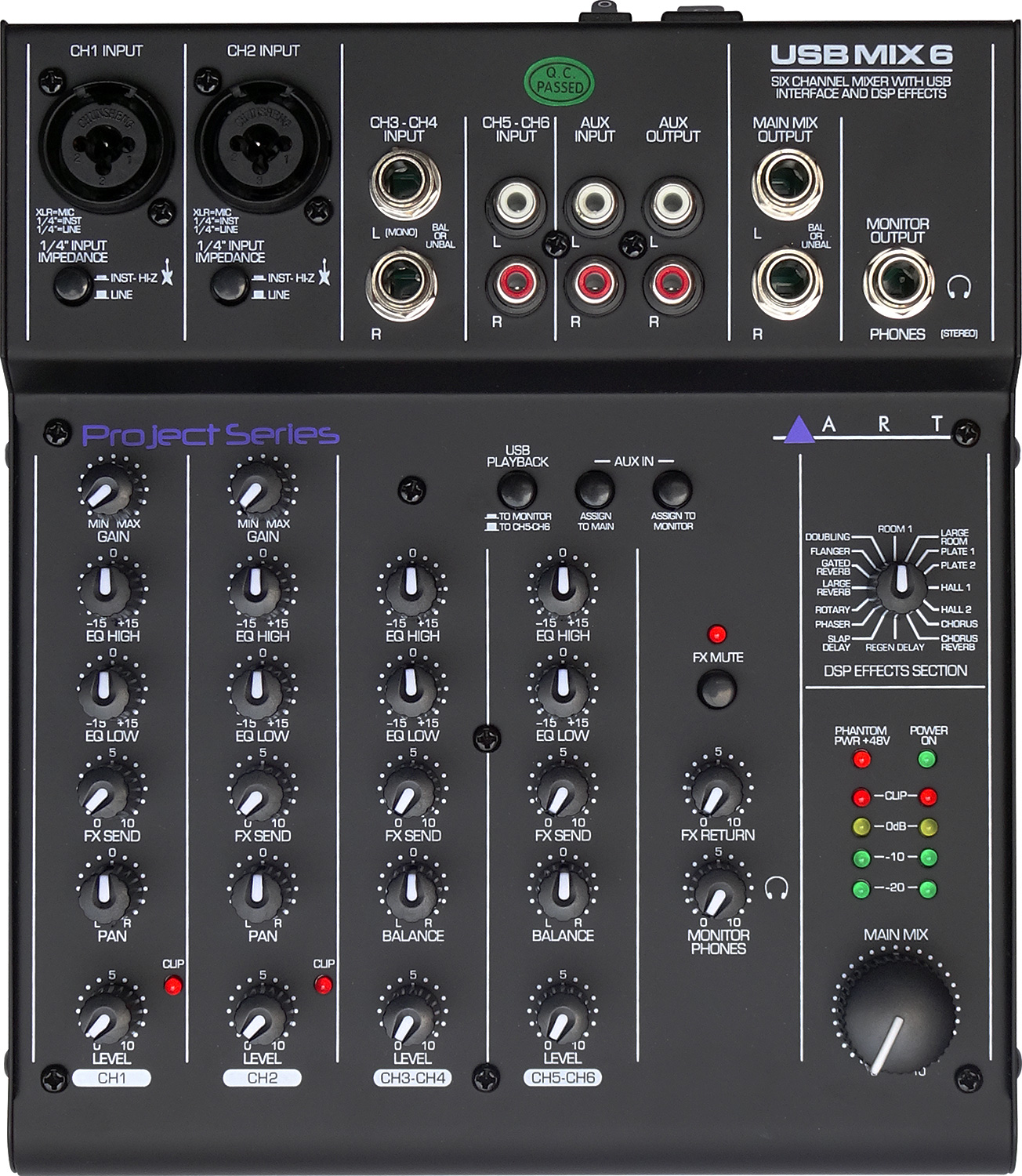 ART USB MIX 6 発表！USBインターフェイス搭載の小型ミキサー