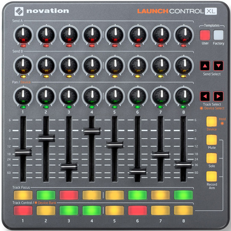 Novation Launch Control XL発表！フェーダー搭載Ableton