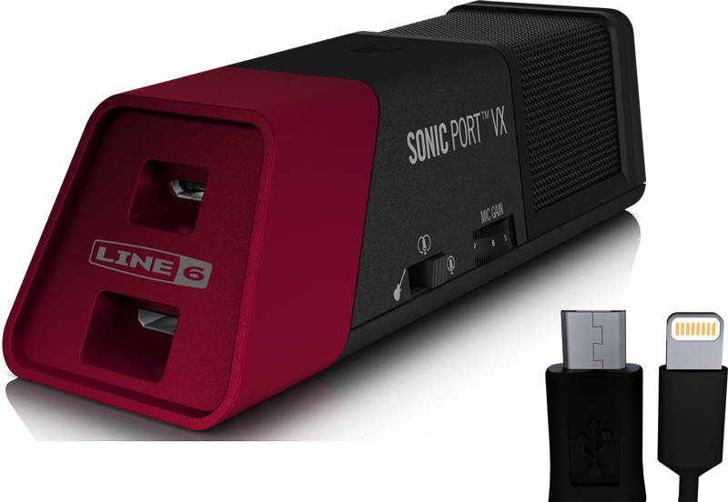 Line6 SONIC PORT VX発表！モノラル切替可能なマッチドステレオマイク