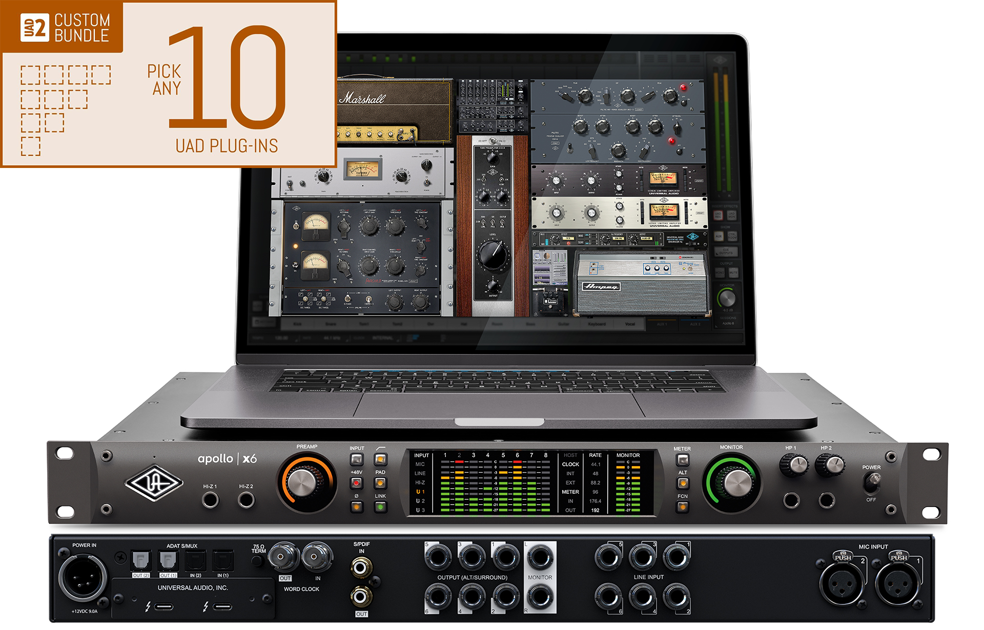 Apollo x6 オーディオインターフェイス HELITAGE UAD UNIVERSAL AUDIO