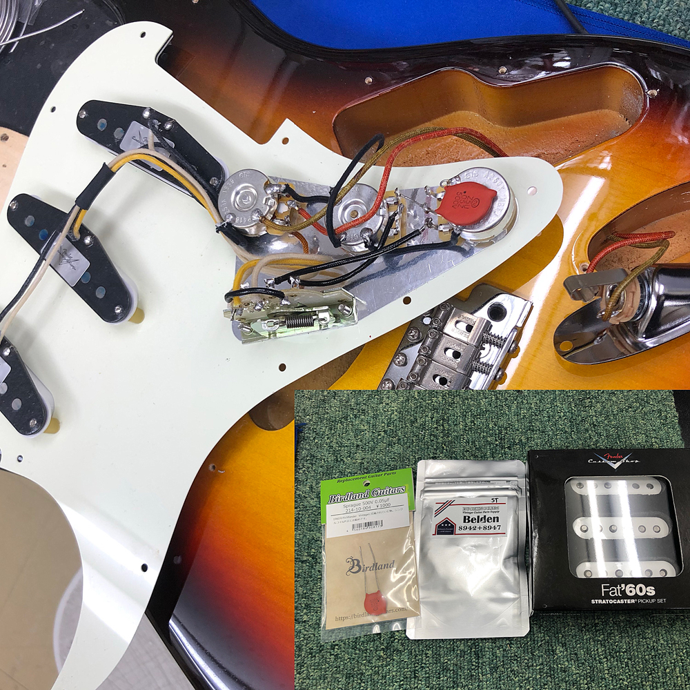入荷情報】Fender – Japan 60s ST MOD Assembly with Belden 8942+8947