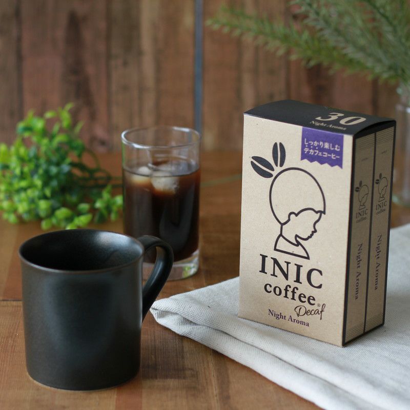 INIC coffee ナイトアロマ デカフェ スティックコーヒー 30本入り