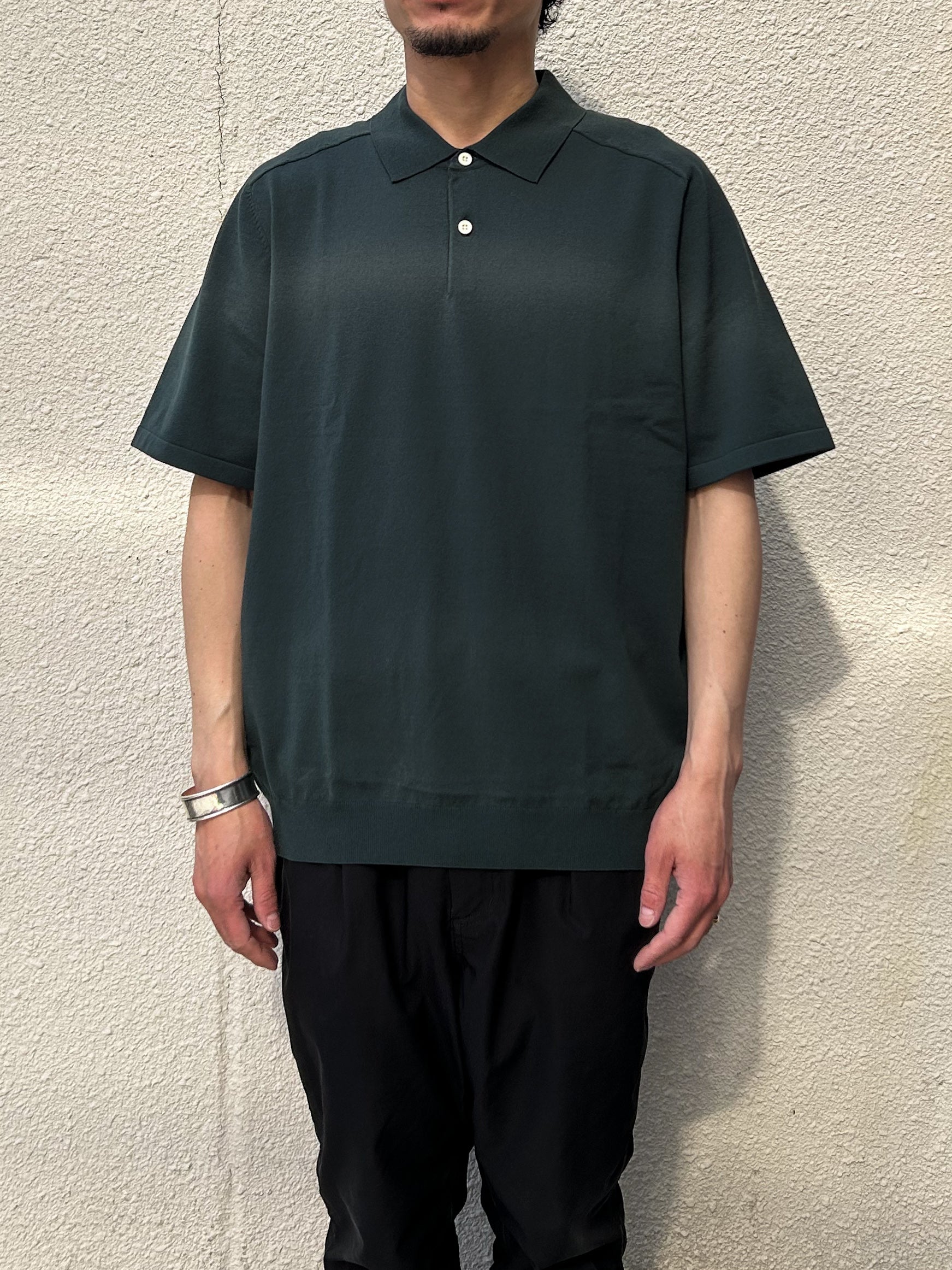 Dweller S/S Polo Sweater C/P Yarn – INSIST