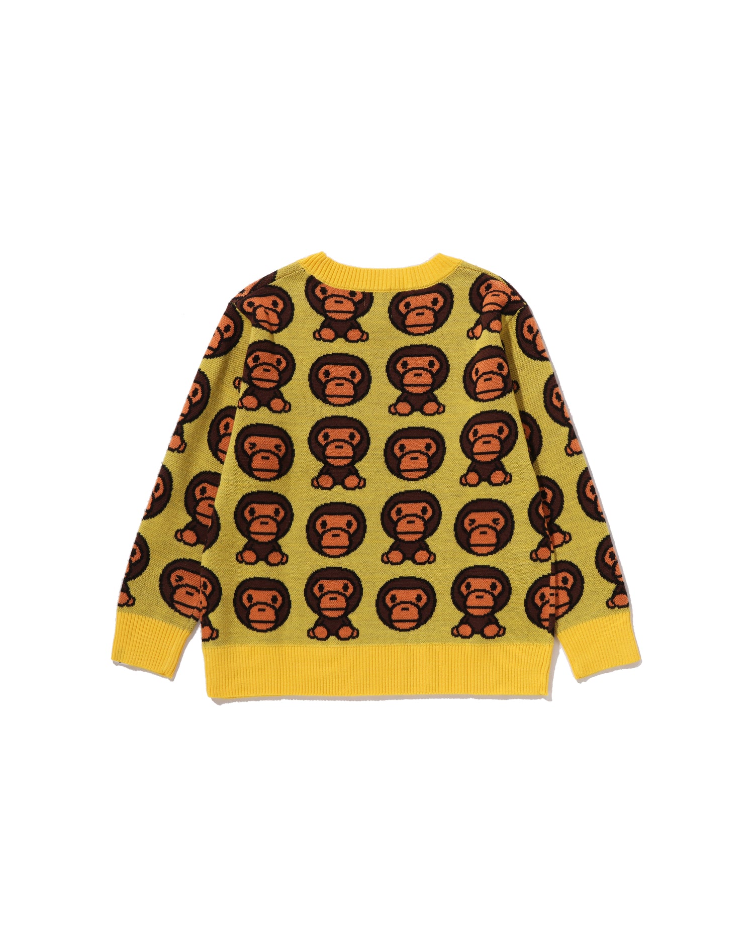 A BATHING APE® Kids Baby Milo Pattern Knit Sweater | Bape official