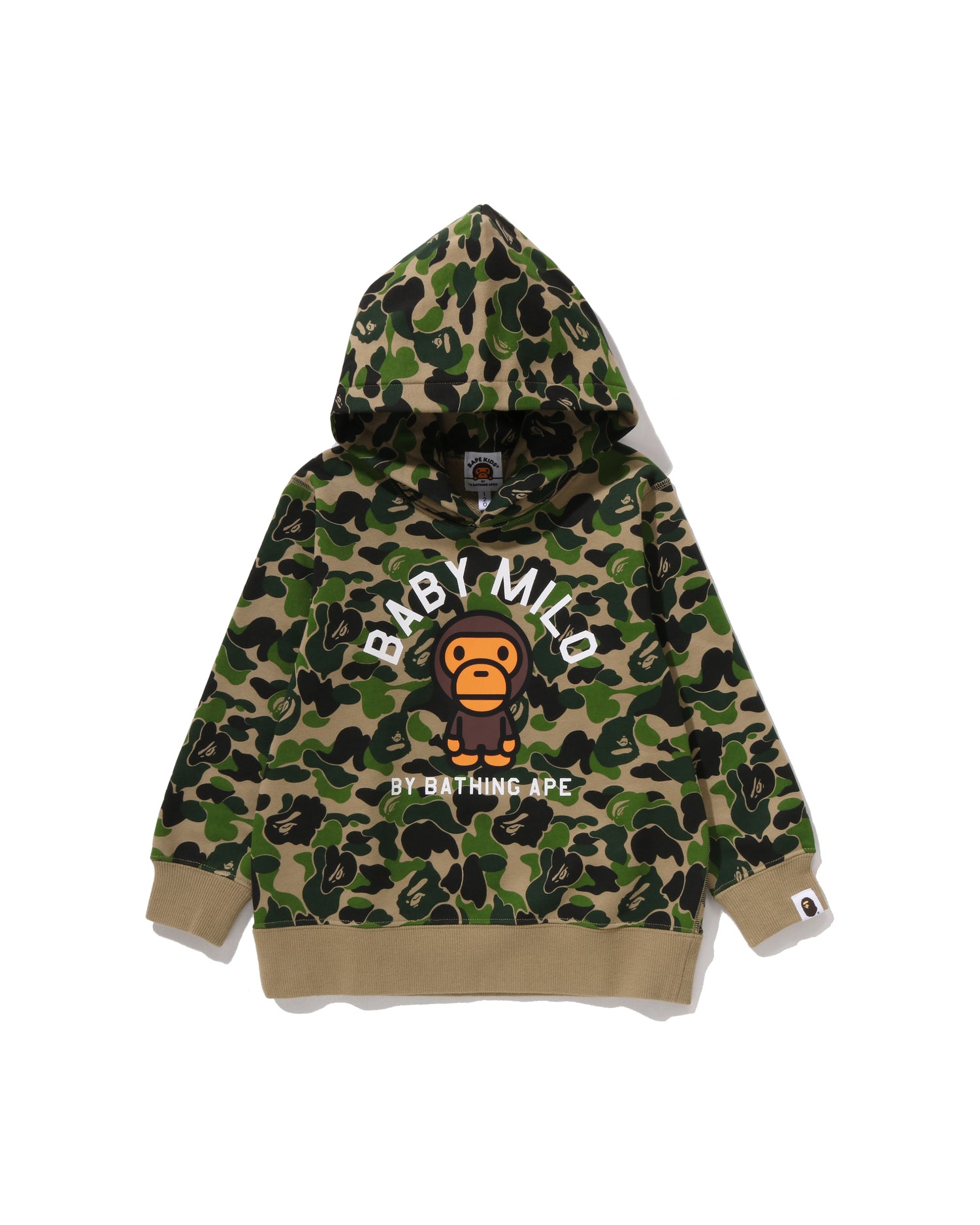 A BATHING APE® Kids Abc Camo Baby Milo Pullover Hoodie | Bape