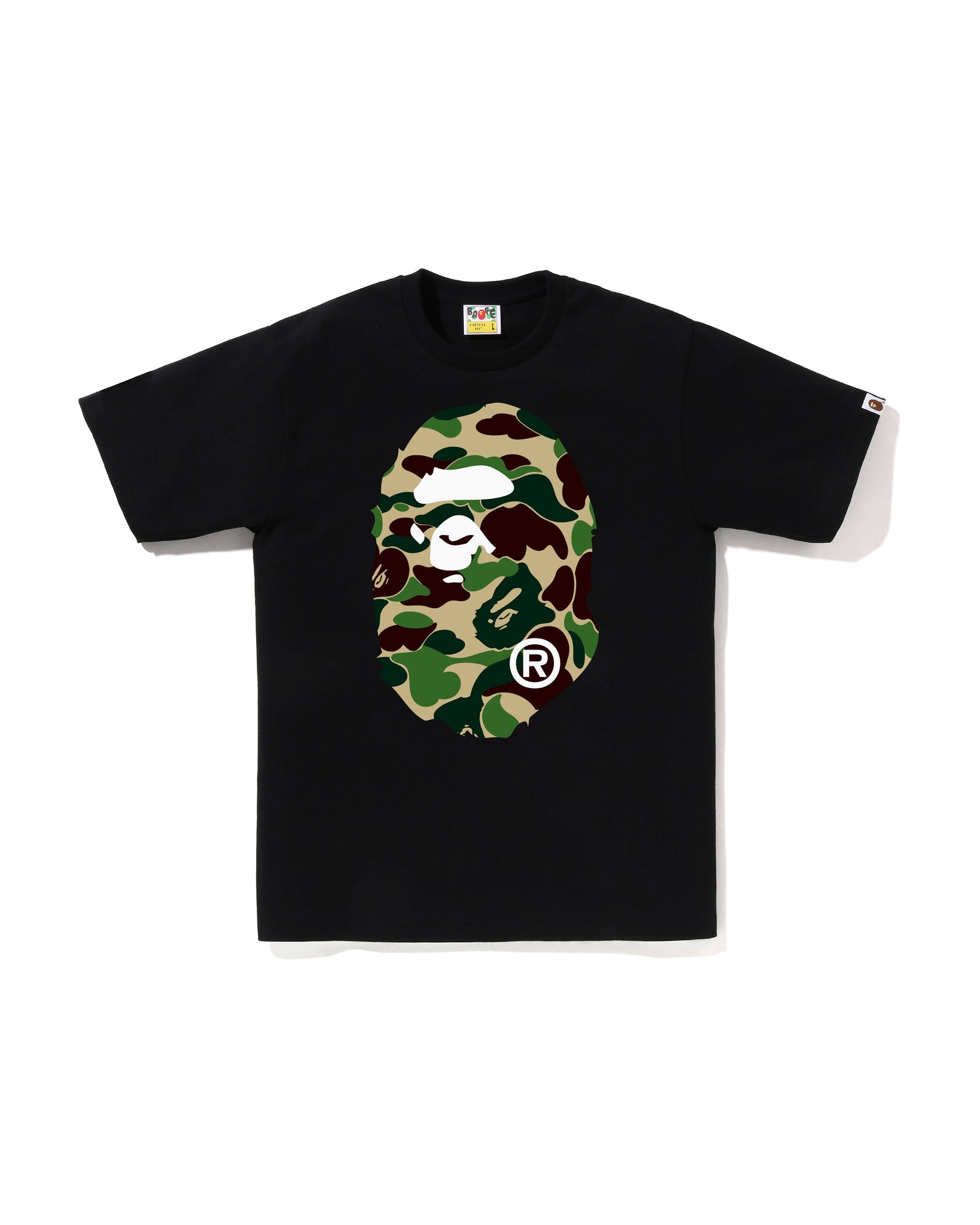 A BATHING APE® Abc Camo Big Ape Head Tee | Bape official website