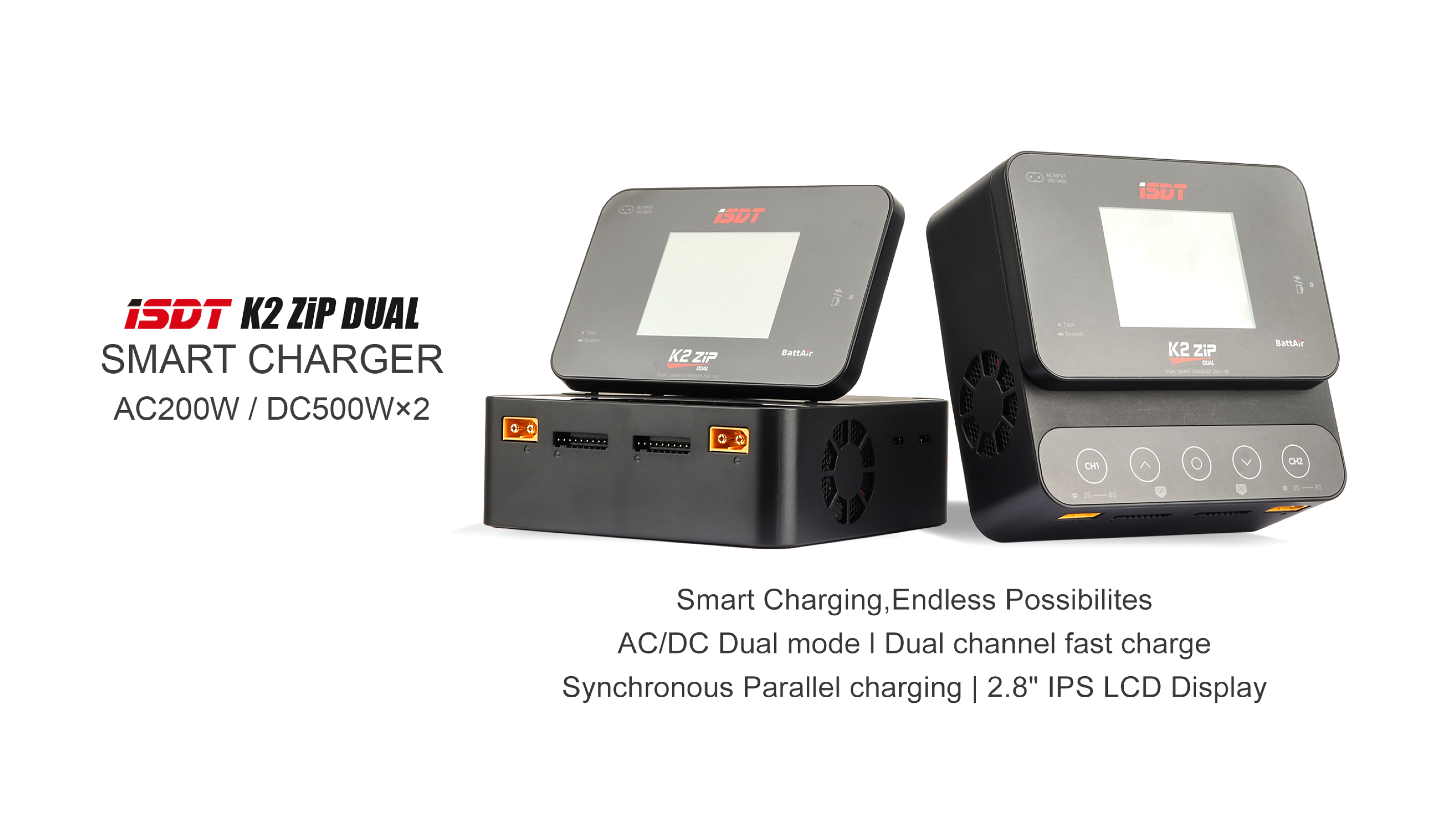 ISDT K2Zip リポバッテリーバランス充電器 ISDT K2 Zip Lipo Battery