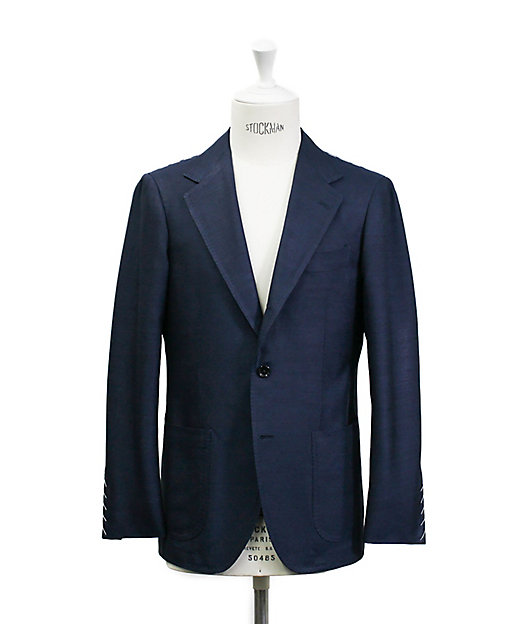 ピュアシルク ネイビージャケット S／RT055F47X | RING