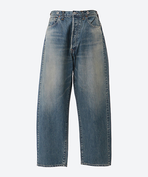 デニム No．22 Washed Wide Denim Pants
