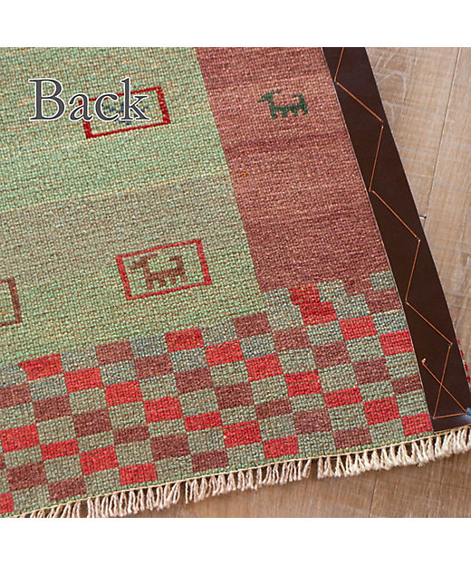 ☆ペルシャ絨毯 手織りギャッベ ラグSサイズ〔1〕 | 三越伊勢丹