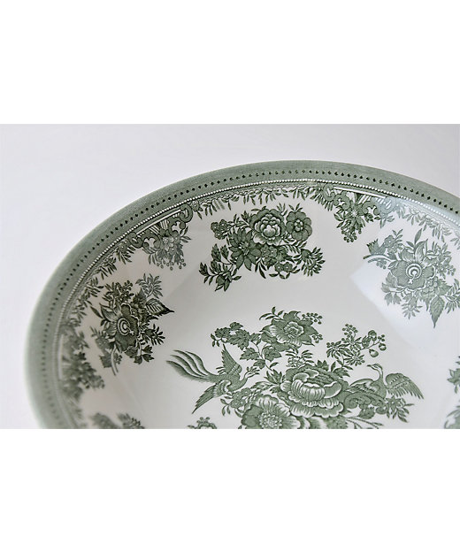 ☆【予約販売】グリーンアジアティックフェザンツ シリアルボウル【4