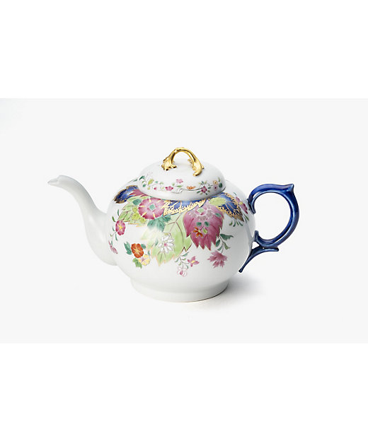 染錦絢爛草花絵 花結びポット | 深川製磁/フカガワセイジ | 三越伊勢丹